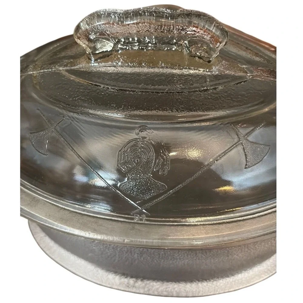 Guardian Service Cookware Hammered Aluminum Triangle Pot with Glass Lid Vintage